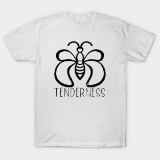 Sankofa Adinkra Symbol "Tenderness" Black T-Shirt